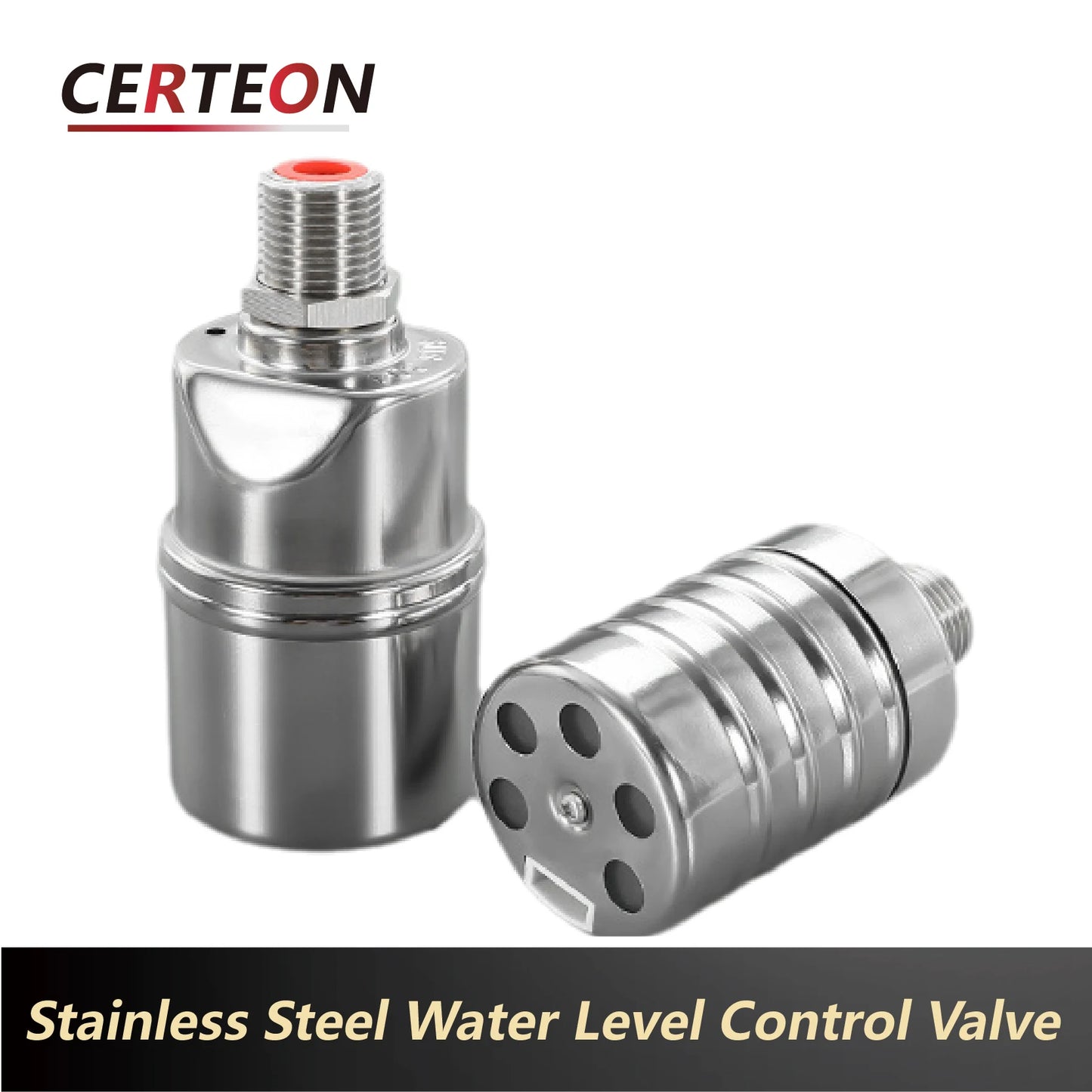 Stainless Steel Float Valve 1/2 3/4 1 Inch Auto Shut off Water Level Controller Automatic Fill Valve No Power Needed