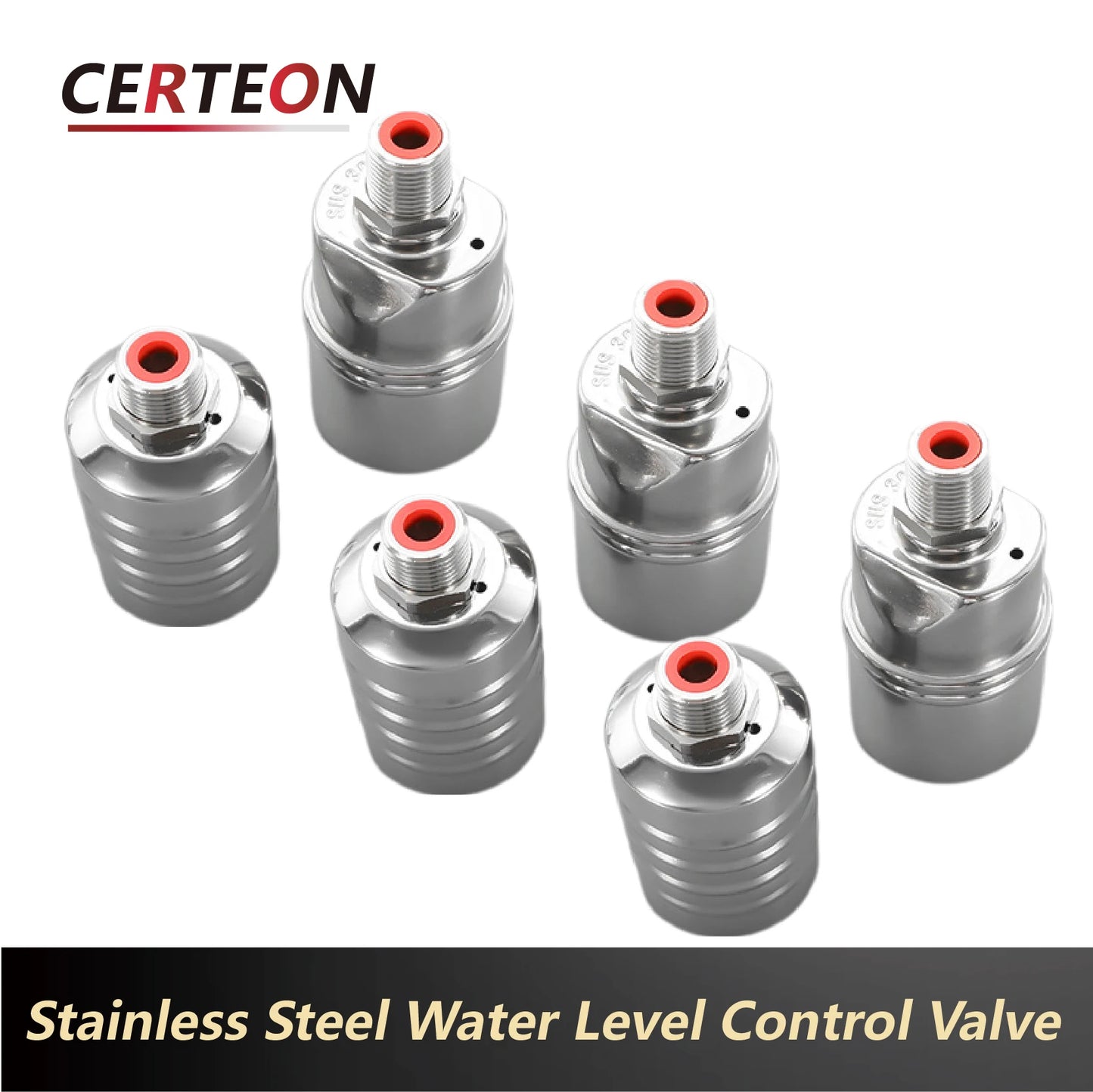 Stainless Steel Float Valve 1/2 3/4 1 Inch Auto Shut off Water Level Controller Automatic Fill Valve No Power Needed
