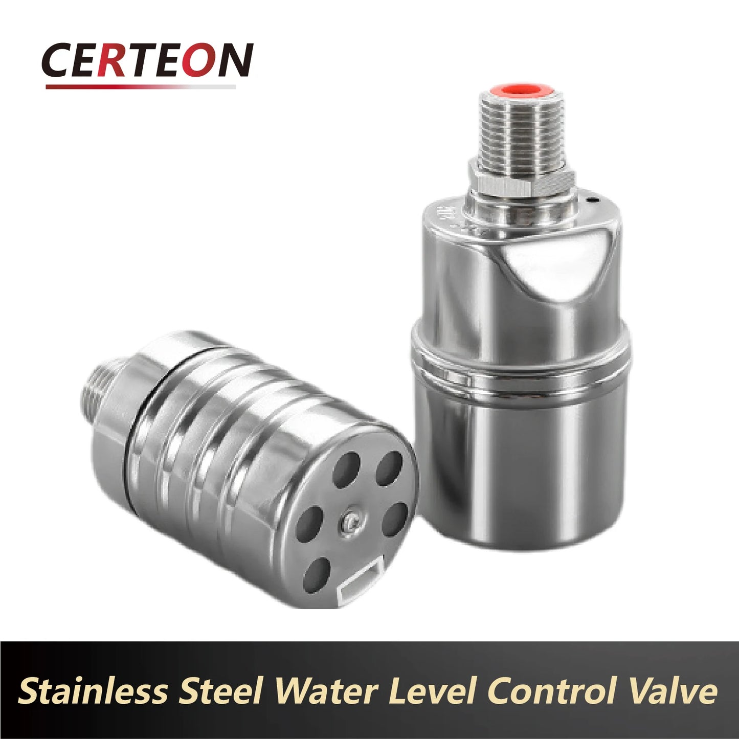 Stainless Steel Float Valve 1/2 3/4 1 Inch Auto Shut off Water Level Controller Automatic Fill Valve No Power Needed